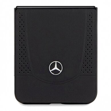 Mercedes Leather Urban dėklas skirtas Samsung Galaxy Z Flip 5 - Juodas 4