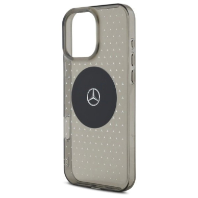 Dėklas Mercedes MB  Star Pattern for iPhone 16 Pro - Juodas 5