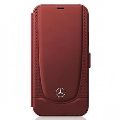 Originalus atverčiamas Mercedes dėklas Meflbkp12Sarmre Iphone 12 Mini raudonas Urban Line 1