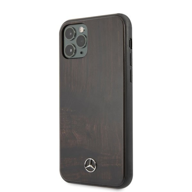 Originalus dėklas Mercedes MEHCN65VWOBR iPhone 11 Pro Max hard case tamsiai rudas Wood Line Rosewood (cdx22) USC056 1