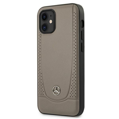 Originalus Mercedes dėklas Mehcp12Sarmbr Iphone 12 Mini rudas Urban Line 1