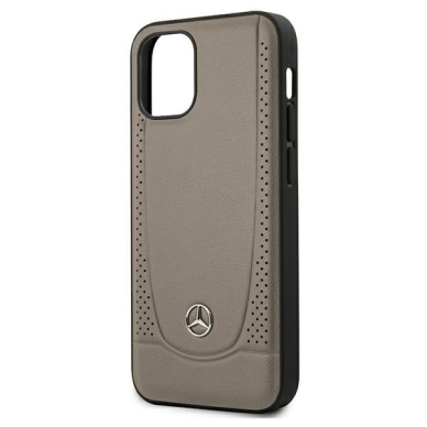 Originalus Mercedes dėklas Mehcp12Sarmbr Iphone 12 Mini rudas Urban Line 5