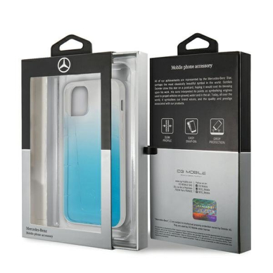 Originalus Mercedes Dėklas Mehcp12Sclgbl Iphone 12 Mini 5,4" Mėlynas permatomas Line 6