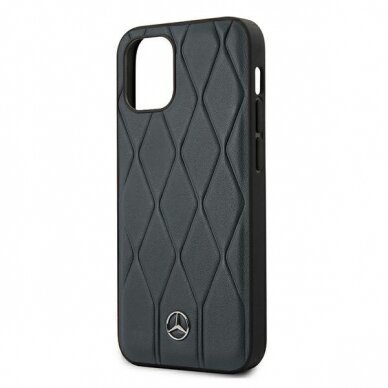 Originalus Mercedes dėklas Mehcp12Smulna Iphone 12 Mini mėlynas Wave Line 5