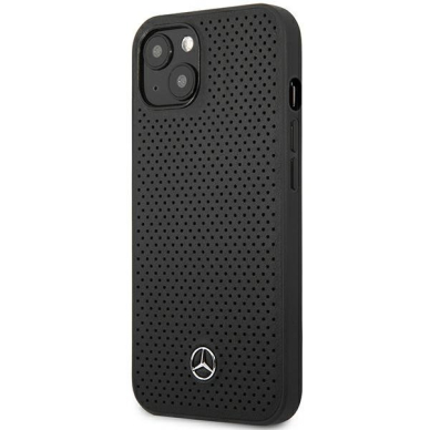 Dėklas Mercedes Leather Perforated MEHCP13MDELBK iPhone 13 Juodas 1