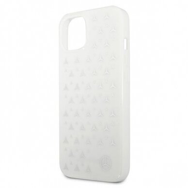 Dėklas Mercedes Silver Stars Pattern iPhone 13 6,1" baltas MEHCP13MESPWH 5