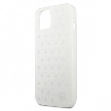 Dėklas Mercedes Silver Stars Pattern iPhone 13 mini 5,4" baltas MEHCP13SESPWH 5