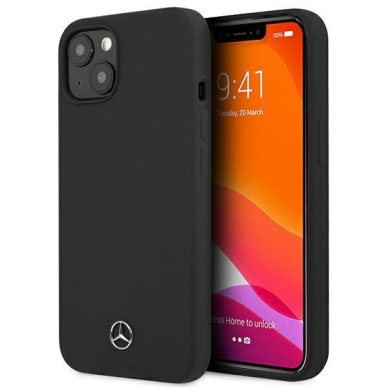 Dėklas Mercedes MEHCP13SSILBK iPhone 13 mini 5.4 Silicone Line Juodas