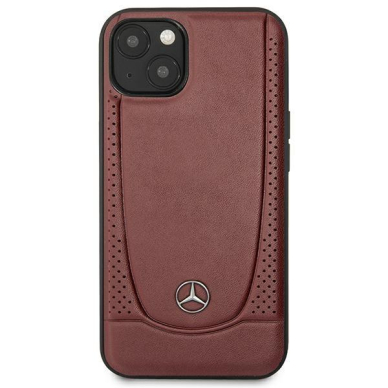 Originalus dėklas Mercedes MEHCP15SARMRE iPhone 15 6.1  red/red hardcase Leather Urban Bengale 2