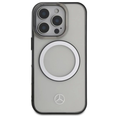 Dėklas Mercedes Printed Logo MagSafe  iPhone 16 Pro Max - Clear 2