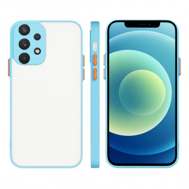 Dėklas Milky Case Samsung Galaxy A72 4G Mėlynas