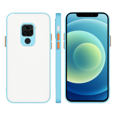 Dėklas Milky Case Xiaomi Redmi 10X 4G / Xiaomi Redmi Note 9 Mėlynas