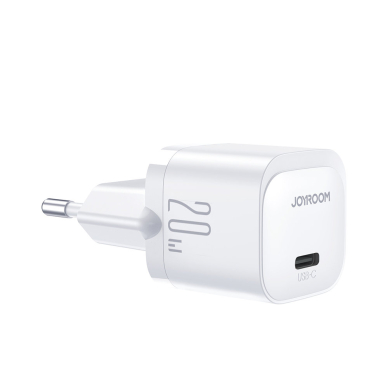 Mini charger USB C 20W PD Joyroom JR-TCF02 | Baltas