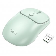 [Užsakomoji prekė] Mouse Fara Fir 2.4G, 1600 DPI - Hoco Royal (GM25) - Šviesiai žalias