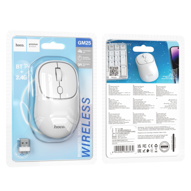 [Užsakomoji prekė] Mouse Fara Fir 2.4G, 1600 DPI - Hoco Royal (GM25) - Šviesiai žalias 6