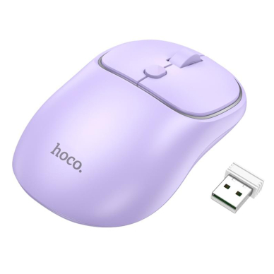 [Užsakomoji prekė] Mouse Fara Fir 2.4G, 1600 DPI - Hoco Royal (GM25) - Romantic Purple