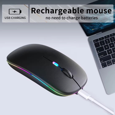 [Užsakomoji prekė] Mouse Fara Fir 2.4G, 1600 DPI - Techsuit (M1) - Juodas 4