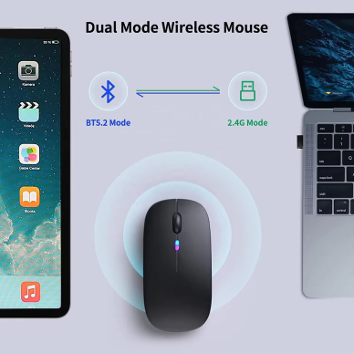 [Užsakomoji prekė] Mouse Fara Fir 2.4G, 1600 DPI - Techsuit (M1) - Juodas 6