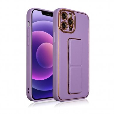 Dėklas New Kickstand Case iPhone 13 Pro Max Violetinis 1