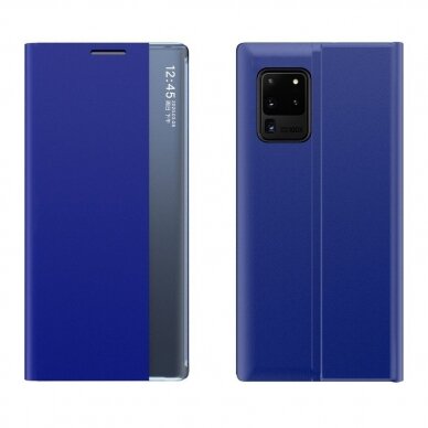 Atverčiamas dėklas New Sleep case Samsung Galaxy A72 mėlynas 2