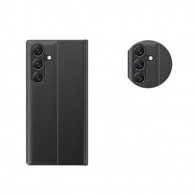 Dėklas New Sleep Xiaomi Redmi Note 12 Pro Plus Juodas 5