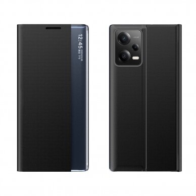 Dėklas New Sleep Xiaomi Redmi Note 12 Pro Plus Juodas