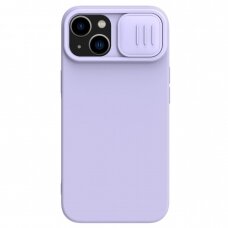 Dėklas Nillkin CamShield Magnetic Silicone Case with camera cover  iPhone 14 Plus Purpurinis