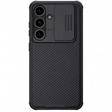 Dėklas Nillkin CamShield Pro armored case with camera cover for Samsung Galaxy S24+ - Juodas