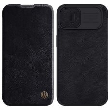 Dėklas Nillkin Qin Pro Leather Case iPhone 14 Plus Juodas