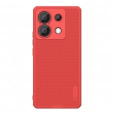 Nillkin Super Frosted Shield Pro Dėklas skirtas Xiaomi Redmi Note 13 Pro 5G / Poco X6 5G Raudonas