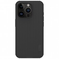 Nillkin Super Frosted Shield Pro iPhone 15 Pro Case - Juodas