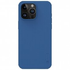 Nillkin Super Frosted Shield Pro iPhone 15 Pro Max Case - Mėlynas