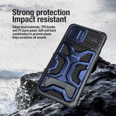 Dėklas Nillkin Adventurer Pro Case for iPhone 14 Pro Max - Juodas 5