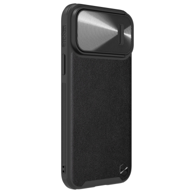 Dėklas Nillkin CamShield Leather S iPhone 14 Pro Juodas  3