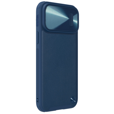 Dėklas Nillkin CamShield Leather S iPhone 14 Pro Mėlynas 3