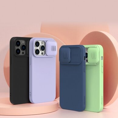 Dėklas Nillkin CamShield Magnetic Silicone Case with Camera Protector iPhone 14 Pro Max Žalias 15