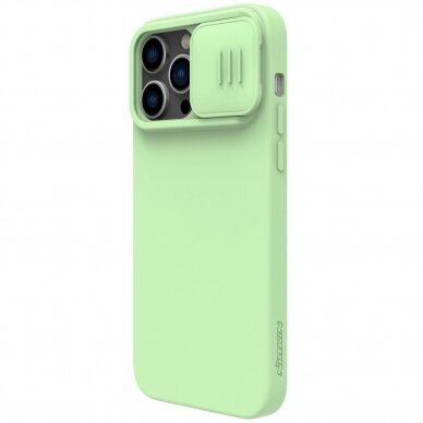 Dėklas Nillkin CamShield Magnetic Silicone Case with Camera Protector iPhone 14 Pro Max Žalias 2