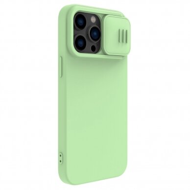 Dėklas Nillkin CamShield Magnetic Silicone Case with Camera Protector iPhone 14 Pro Max Žalias 5