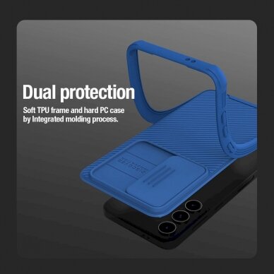 Dėklas Nillkin CamShield Pro armored case with camera cover for Samsung Galaxy S24+ - Juodas 8