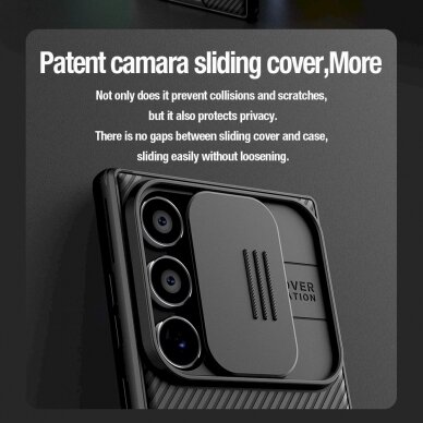 Dėklas Nillkin CamShield Pro armored case with camera protector for Samsung Galaxy S24 Ultra - Mėlynas 7