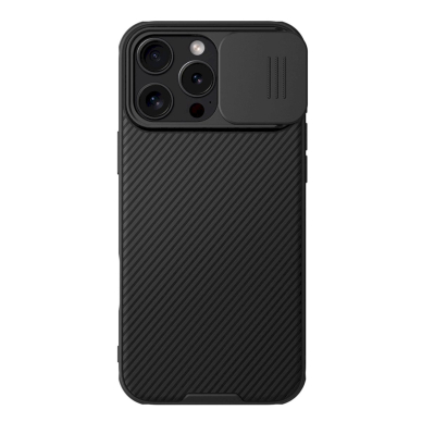 Nillkin CamShield Pro Dėklas iPhone 16 with camera cover - Juodas