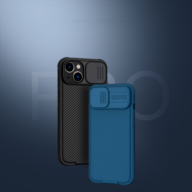 Dėklas Nillkin CamShield Pro Case (PC and TPU) iPhone 14 Juodas 7