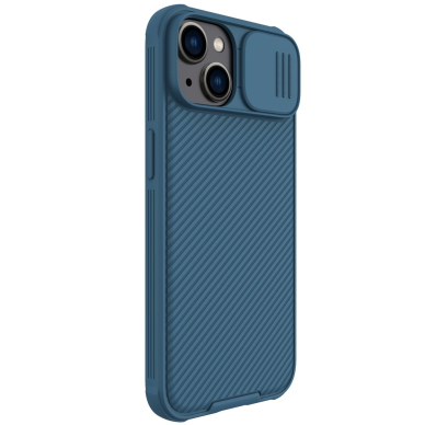 Dėklas Nillkin CamShield Pro Case (PC and TPU) iPhone 14 Plus Mėlynas 2