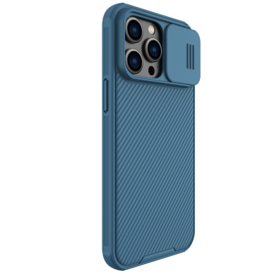 Dėklas Nillkin CamShield Pro Case (PC and TPU) iPhone 14 Pro Max Mėlynas 2