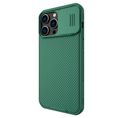 Dėklas Nillkin CamShield Pro Case (PC and TPU) iPhone 14 Pro Max Žalias 1