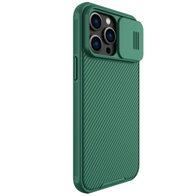 Dėklas Nillkin CamShield Pro Case (PC and TPU) iPhone 14 Pro Max Žalias 3