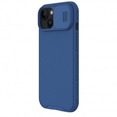 Nillkin CamShield Pro Magnetic Case for iPhone 15 with camera cover - Mėlynas 2