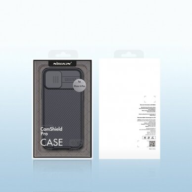 Dėklas Nillkin CamShield Pro Magnetic Case iPhone 14 Plus Juodas 4