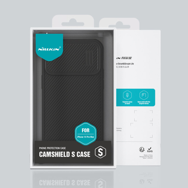 Dėklas Nillkin CamShield S iPhone 14 Pro Max Juodas 4