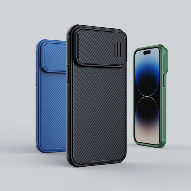 Dėklas Nillkin CamShield S iPhone 14 Pro Max Žalias 6